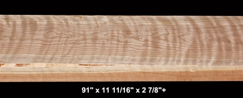 Thick Wide Curly Cherry - 91" x 11 11/16" x 2 7/8"+ -  $350.00