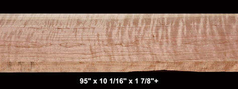 Wide Curly Cherry - 95" x 10 1/16" x 1 7/8"+ -  $145.00