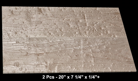 Thin Book-Matched Blistered Hard Maple - 2 Pcs - 20" x 7 1/4" x 1/4"+ - $55.00