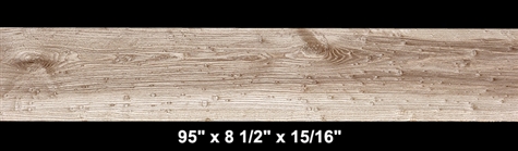 Blistered White Ash - 95" x 8 1/2" x 15/16" - $75.00