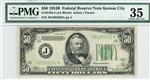 2104-J, $50 Federal Reserve Note Kansas City, 1934B