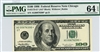 2175-G* (AG* Block), $100 Federal Reserve Note Chicago, 1996