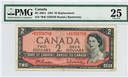 BC-38bA, $2 Canada, 1954