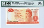 165d*, 5 Dollars New Zealand, 1977-81