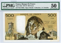 156d, 500 Francs France, 1976-79