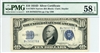 1705N Narrow (BA Block), $10 Silver Certificate, 1934D