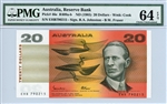 46e R409a-b, 20 Dollars Australia, ND (1985)