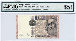 109a, 1000 Lire Italy, 1982