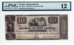 Appalachicola, Florida, $10, 1832