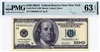 2179-B* (FB* Block), $100 Federal Reserve Note New York, 2003A