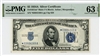 1651m* Mule (*A Block), $5 Silver Certificate, 1934A