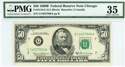 2116-G, $50 Federal Reserve Note Chicago, 1969B