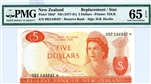 165d*, 5 Dollars New Zealand, 1977-81