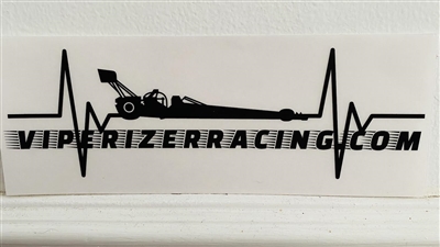 viperizer racing heartbeat sticker