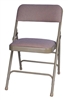 LOS ANGELES Beige Vinyl Metal Folding Chair Wholesale Prices