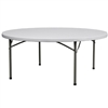 72" Round Wholesale Prices for Round Plastic Folding Tables,