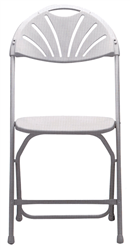 Wholesale Prices White Fan Back Chairs, DISCOUNT FOLDING CHAIRS