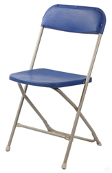 Discount Blue Plastic Folding Chair