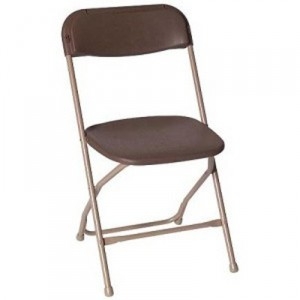 Brown Plastic Folding Chair, Poly Brown Wholesale Chairs, lowest prices plastic folding chair