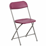 Discount Prices Red Folding Poly Chair