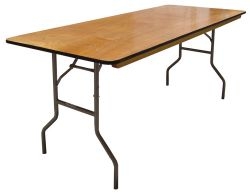 Discount Prices 30 x 96 Plywood Folding Table,