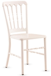 White Metal Versailles Chair at Discount Prices