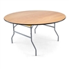 60" Cheap Plywood Round Folding Tables