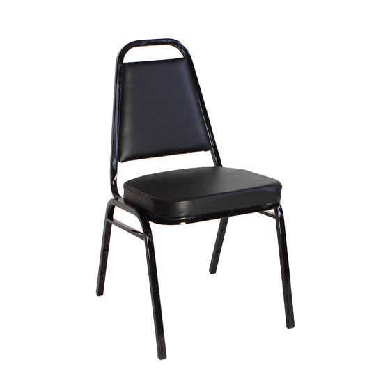 Banquet Chair Black Vinyl