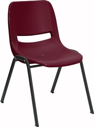 Burgundy Stacking Chair