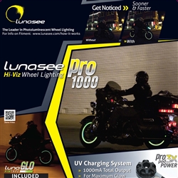 Lunasee Pro 1000 Motorcycle Wheel Lighting