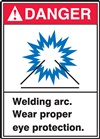 Danger Label WeldingArc