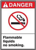 Danger Label FlammableLiquids