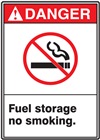 Danger Label FuelStorageNoSmoking