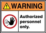 Warning Label AuthorizedOnly