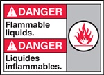 Danger Label FlammableLiquidPresent