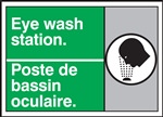 Emergency Sign Eye Wash Station