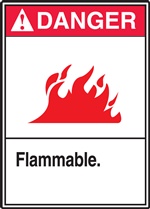 Danger Label Flammable