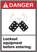 Danger Label Lockout Equipment