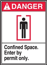 Danger Sign Confined Space