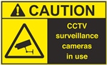 Caution Label CCTV Surveillance