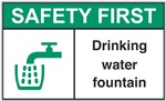 Safety Label Drinking Water Fountain