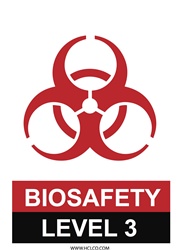 Biosafety Level 2 Magnetic Sign