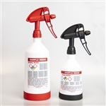 Kwazar Pre-Labeled GHS Spray Bottle