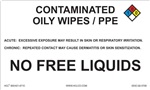 Contaminated Oily Wipes