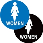 Restroom (Women) Braille Sign | HCL Labels