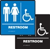 Restroom Braille Sign | HCL Labels