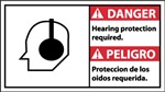 Danger Sign - Hearing Protection Required