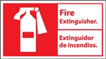 Fire Extinguisher Bilingual Sign