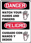 Danger Sign - Watch Your Hands And Fingers