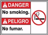 Danger Sign - No Smoking Area